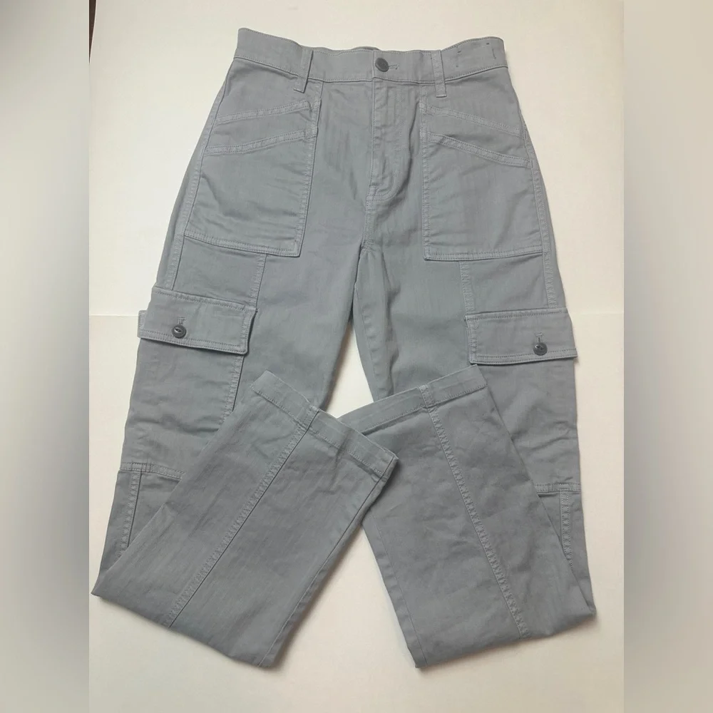 Madewell The Garment Dyed Straight 90s Cargo Pants Size 25 - Picture 4 of 16